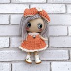 作品☆ハンドメイド イルメール マリーちゃんお洋服(オレンジ)2点セット☆