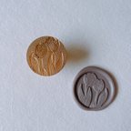 作品Wax Stamp -Tulip／スタンプヘッド