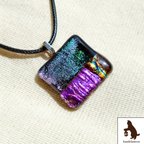 作品Dichroic glass pendant ダイクロガラスのペンダント（KL000011）