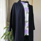 作品着物リメイク　絽　羽織もの　正絹