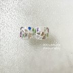 作品フットネイルチップ"Shell tile(Ｓ)"