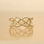 作品14kgf＊あわじ結び＊リング＊極＊【金】Awaji knot gold ring