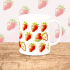 作品送料無料●Strawberry MAG｜苺のマグカップ 春 フルーツ