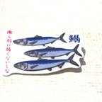 作品お魚バッチ（いわし）