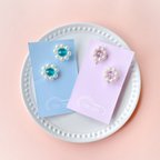 作品💠お花シリーズ🌸【イヤリング】