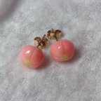 作品お花の和菓子ピアス