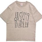 作品DRAWING・スモーキーピンク・Tシャツ【2TN-023-SP-B】