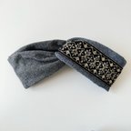 作品14.インド刺繍ヘアバンド・大人フリー(作家愛用作品)