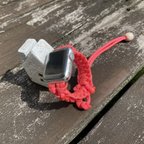 作品Apple watch バンド ピンク(サイズオーダー) パラコード Intertwined Half Hitch Paracord 38/40/41/42/44/45mm