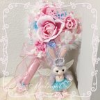 作品天使 と うさぎ の mini heart bouquet ♡