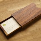 作品WOOD CARD HOLDER【完成品】