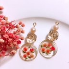 作品お花畑ピアス(イヤリング)