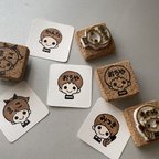 作品わたしのはんこ S 【お名前スタンプ】セミオーダー