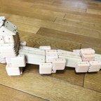 作品手作り＊木製ブロック②＊ビー玉ころがし＊木のおもちゃ＊知育玩具