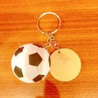 作品サッカー⚽️キーホルダー⭐️名入れ無料