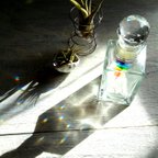 作品小さなガラス瓶【お祝い七色鶴】