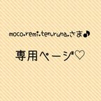 作品‎🐾moco.remi.ten.runa.さま♪専用ページ‎