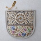 作品【New】インド刺繍リボンのミニポーチ