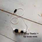 作品 Tiny teeth™️歯固めネックレス ブラック
