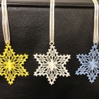 作品クリスマス刺繍のオーナメント star  