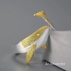 作品受注製作 リング 指輪 ＊ lucky whale free size ring