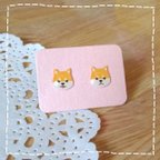 作品【☆送料無料☆】ミニピアス/イヤリング♥柴犬