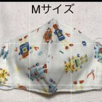 作品⭐︎ロボット Мサイズ⭐︎ ベビー/幼児　ハンドメイドマスク立体マスク