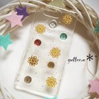 作品大人可愛い お花 スマホケース  iphoneケース【受注製作】