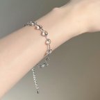 作品water drop bracelet silver