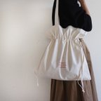 作品【再入荷】巾着トートバッグ