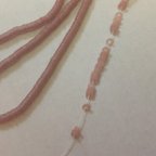 作品ベージュピンク色 - rose antique 2mm100枚フランス製スパンコール☆オートクチュール刺繍用
