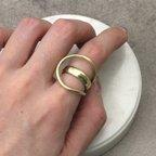 作品【新作】layerd ring　真鍮