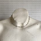 作品Vintage 80s USA leaf design chain necklace レトロ アメリカ ヴィンテージ アクセサリー リーフ デザイン チェーン ネックレス