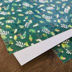 作品緑の鳥さん マットコート紙 A4/A3 10枚セット