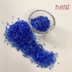 作品【新色入荷】琉球ガラスカレット・極小(青色)・15g