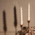 作品 Spiral Taper Candle 　スパイラル　テーパー　キャンドル