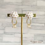 作品2way 花束ピアス/イヤリング