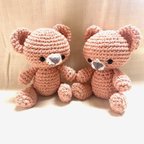 作品🐻クマ🐻あみぐるみ🌸ピンク🌸