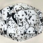 作品手作りマスク　Dalmatian