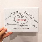 作品ハンドメイド刺繍ベビーボード