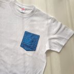 作品刺し子　Ｔシャツ　ポケット　半袖　いとしあ