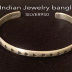 作品Indian Jewelry bangle SILVER950