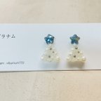 作品「クリスマスツリーのピアス」　ビブラナム　