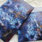 作品Water color Wolf -Winter magic --Waxpaper Bookjacket