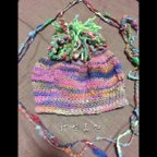 作品新作‼️手紡ぎ糸のふんにゃりベレー帽