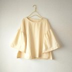 作品Spring cottonフリル袖ブラウス✨選べる34色✨ナチュラル made in japan