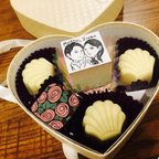 作品似顔絵スタンプ&チョコレートギフトセット