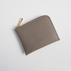 作品薄マチで使いやすい ハーフ財布 牛革 シュリンクトープ コンパクト財布《スクイーズ》