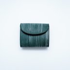作品flap mini wallet [ BRIDLE LEATHER GREEN ] ミニ財布 コンパクトウォレット