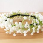 作品sale＊天使の輪っか かすみ草のミニ花冠